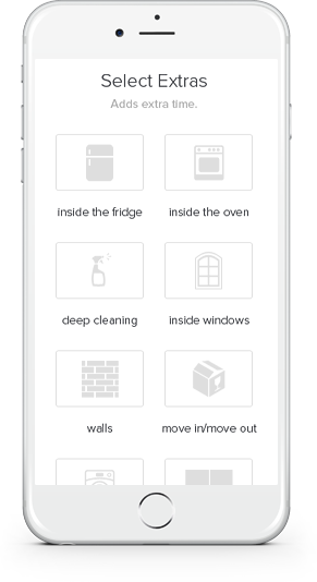 Book house cleaning even easier from your smartphone or tablet.